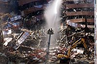 World & Travel: History: Collapse of the World Trade Center, September 11, 2001, Lower Manhattan, New York City, United States