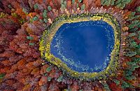 World & Travel: bird's-eye view aerial landscape photography