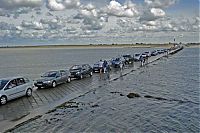 World & Travel: Le Passage de Gois ou Gôa, Île de Noirmoutier, Beauvoir-sur-Mer, Vendée, Pays de la Loire, France, Atlantic Ocean