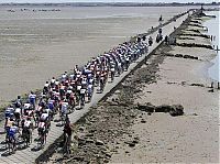 World & Travel: Le Passage de Gois ou Gôa, Île de Noirmoutier, Beauvoir-sur-Mer, Vendée, Pays de la Loire, France, Atlantic Ocean