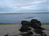 World & Travel: Le Passage de Gois ou Gôa, Île de Noirmoutier, Beauvoir-sur-Mer, Vendée, Pays de la Loire, France, Atlantic Ocean