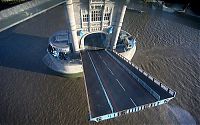 World & Travel: Tower Bridge walkway, London, England, United Kingdom