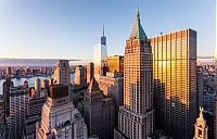 World & Travel: Bird's-eye view of New York City, United States