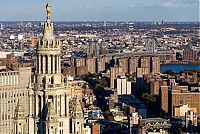 World & Travel: Bird's-eye view of New York City, United States