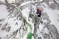 World & Travel: Riverboarding of Great Aletsch Glacier, Bernese Alps, Valais, Switzerland