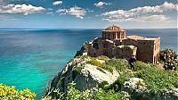 World & Travel: Monemvasia town, Peloponnese, Laconia, Greece