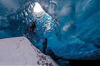 World & Travel: Vatnajökull glacier, Vatnajökull National Park, Highlands of Iceland, Iceland