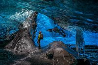 World & Travel: Vatnajökull glacier, Vatnajökull National Park, Highlands of Iceland, Iceland