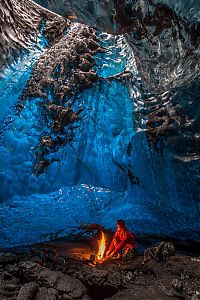 World & Travel: Vatnajökull glacier, Vatnajökull National Park, Highlands of Iceland, Iceland