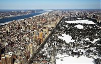 World & Travel: New York City frozen, New York, United States