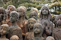 World & Travel: The Memorial to the Children Victims of the War, Lidice, Czech Republic