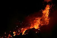 World & Travel: Coal field fire, Jharia, Dhanbad, Jharkhand, India