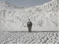 World & Travel: Limestone quarry, Minya, Egypt