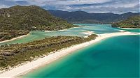 TopRq.com search results: Awaroa Bay beach, Abel Tasman National Park, New Zealand, South Pacific Ocean