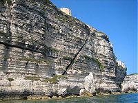 World & Travel: The Staircase of The King of Aragon, Bonifacio, Corsica, France