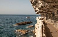 World & Travel: The Staircase of The King of Aragon, Bonifacio, Corsica, France