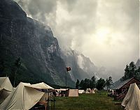 Viking market, Gudvangen, Aurland, Sogn og Fjordane, Norway