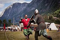 World & Travel: Viking market, Gudvangen, Aurland, Sogn og Fjordane, Norway