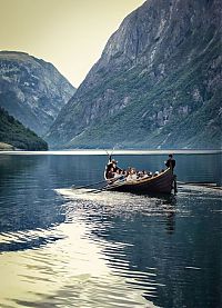 World & Travel: Viking market, Gudvangen, Aurland, Sogn og Fjordane, Norway