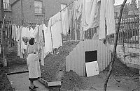 World & Travel: History: World War II photography, Anderson shelter