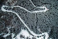 bird's-eye view aerial landscape photography