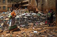 World & Travel: Kibera urban slum, Nairobi, Kenya