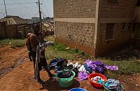 World & Travel: Kibera urban slum, Nairobi, Kenya