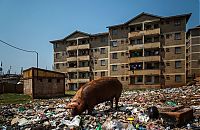 World & Travel: Kibera urban slum, Nairobi, Kenya