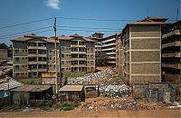 World & Travel: Kibera urban slum, Nairobi, Kenya