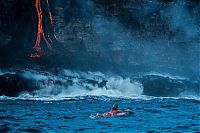 World & Travel: Kilauea volcano. Hawaiian Islands, United States