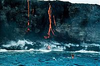 World & Travel: Kilauea volcano. Hawaiian Islands, United States