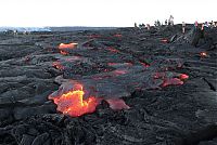 World & Travel: Kilauea volcano. Hawaiian Islands, United States