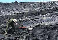 World & Travel: Kilauea volcano. Hawaiian Islands, United States