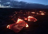 World & Travel: Kilauea volcano. Hawaiian Islands, United States