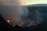 World & Travel: Kilauea volcano. Hawaiian Islands, United States