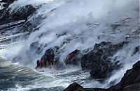 World & Travel: Kilauea volcano. Hawaiian Islands, United States