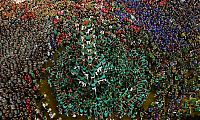 World & Travel: Castell, human tower, Catalonia, Spain