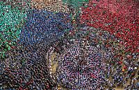 World & Travel: Castell, human tower, Catalonia, Spain