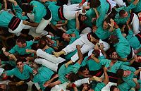 World & Travel: Castell, human tower, Catalonia, Spain